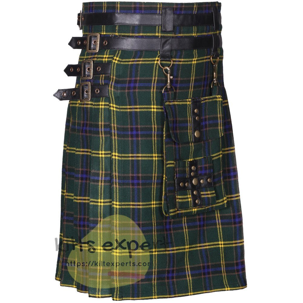 US Army Tartan Utility Kilt With Detachable Pockets - Kilt Experts