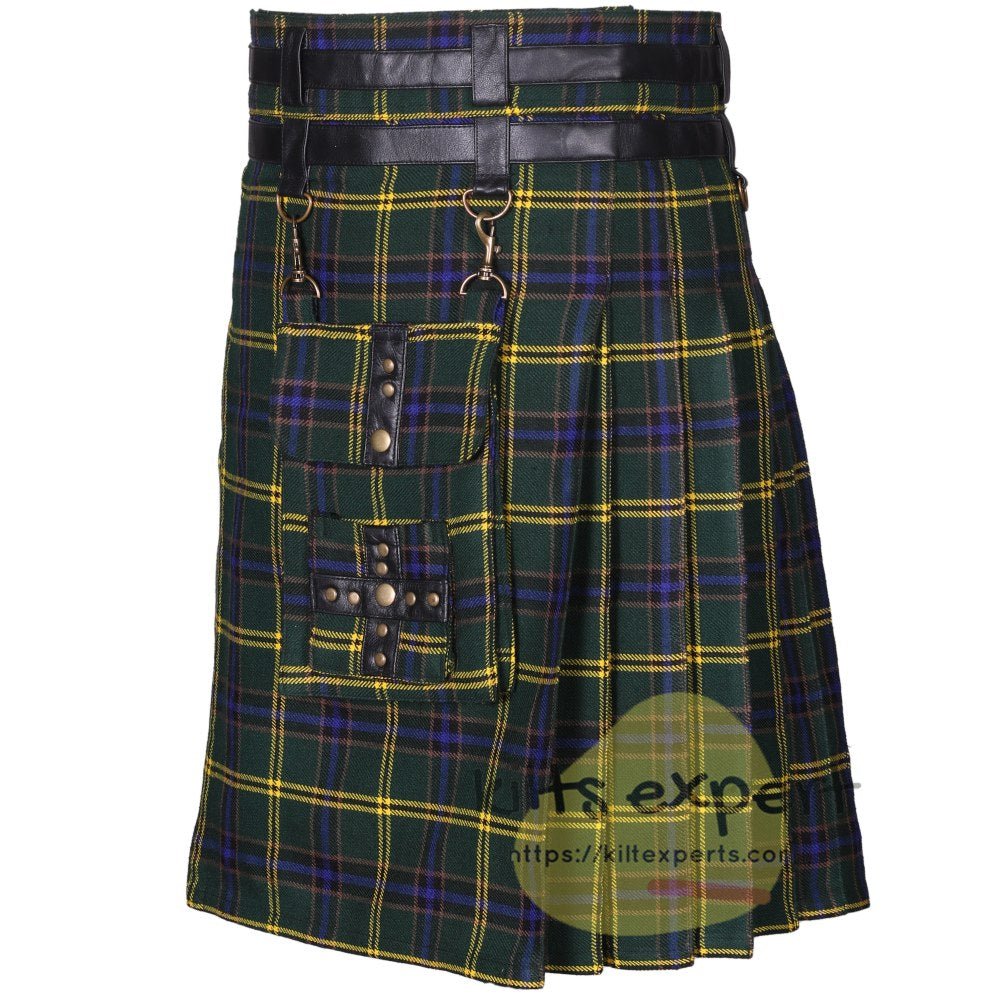 US Army Tartan Utility Kilt With Detachable Pockets - Kilt Experts