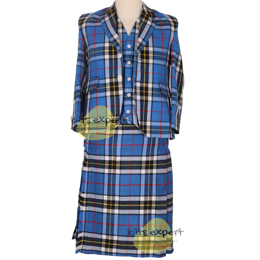 Women Thompson Dress Blue Tartan jackets With Vest (Available In upto 65 Tartans) Kilt Experts