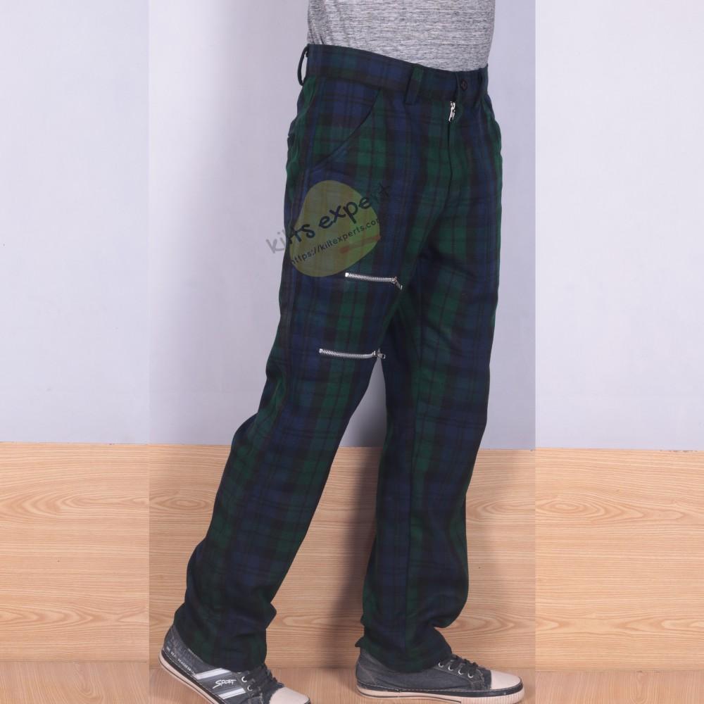 Acrylic Wool 16Oz Tartan Cargo Pant Kilt Experts