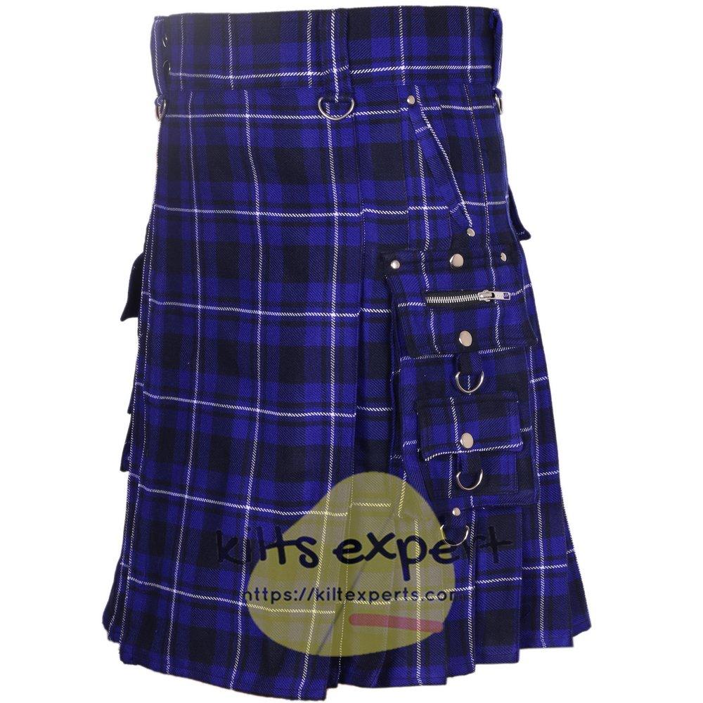 American Patriot Tartan 16Oz Utility Kilt With Stylish Pockets - Available In Many Tartans - Kilt Experts