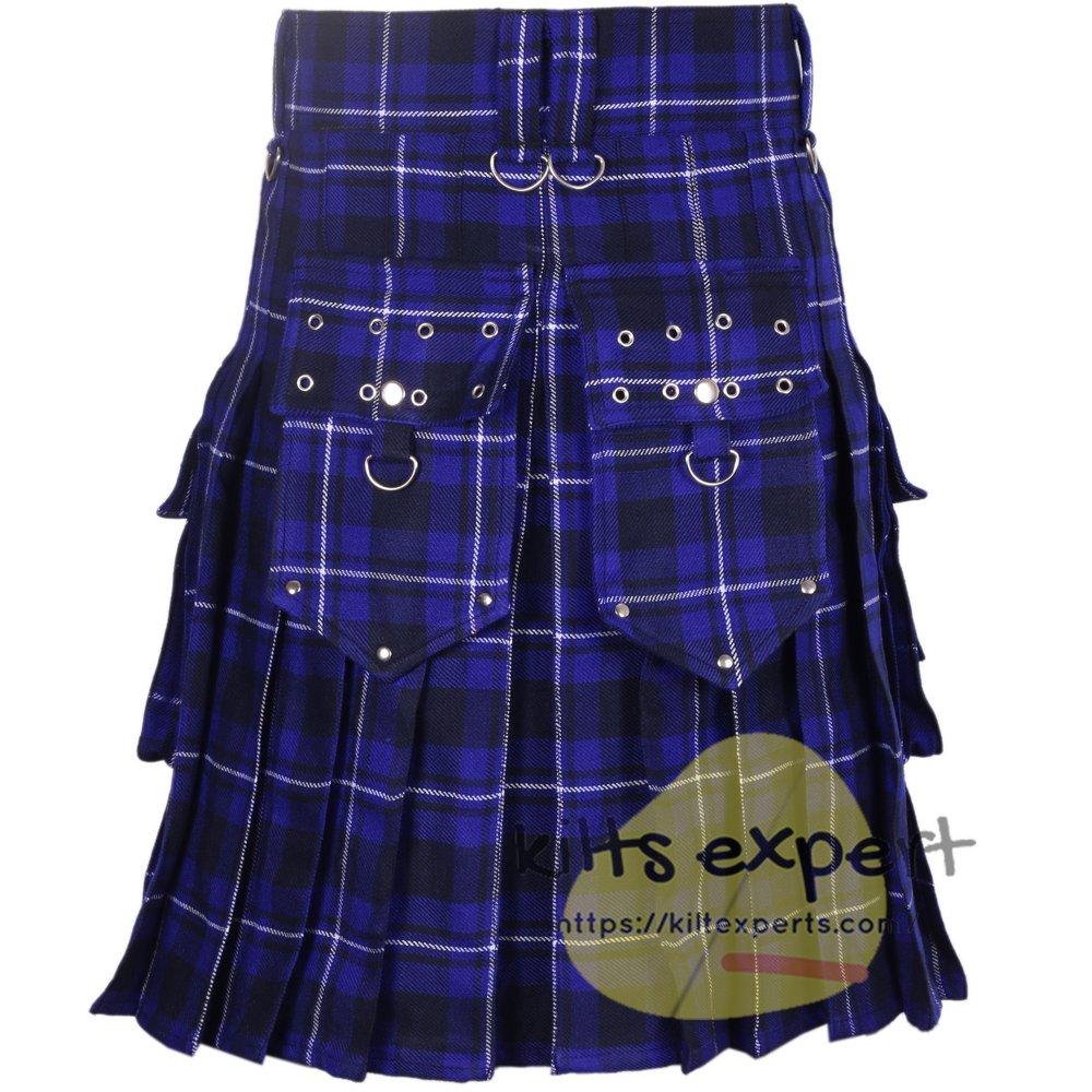 American Patriot Tartan 16Oz Utility Kilt With Stylish Pockets - Available In Many Tartans - Kilt Experts