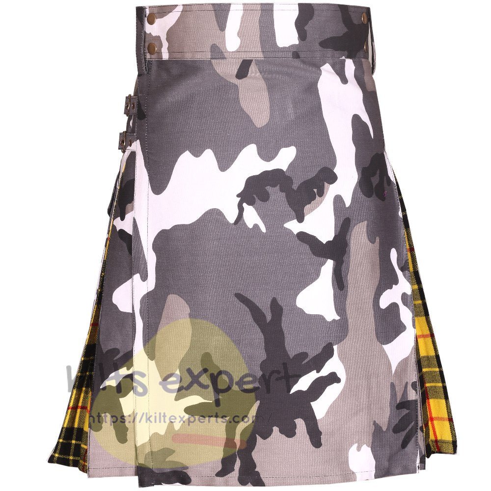 Arabic-inspired camouflage hybrid utility kilt for men - Kilt Experts