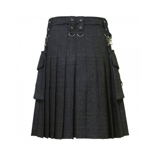 Deluxe Denim Fashionable Kilt Kilt Experts