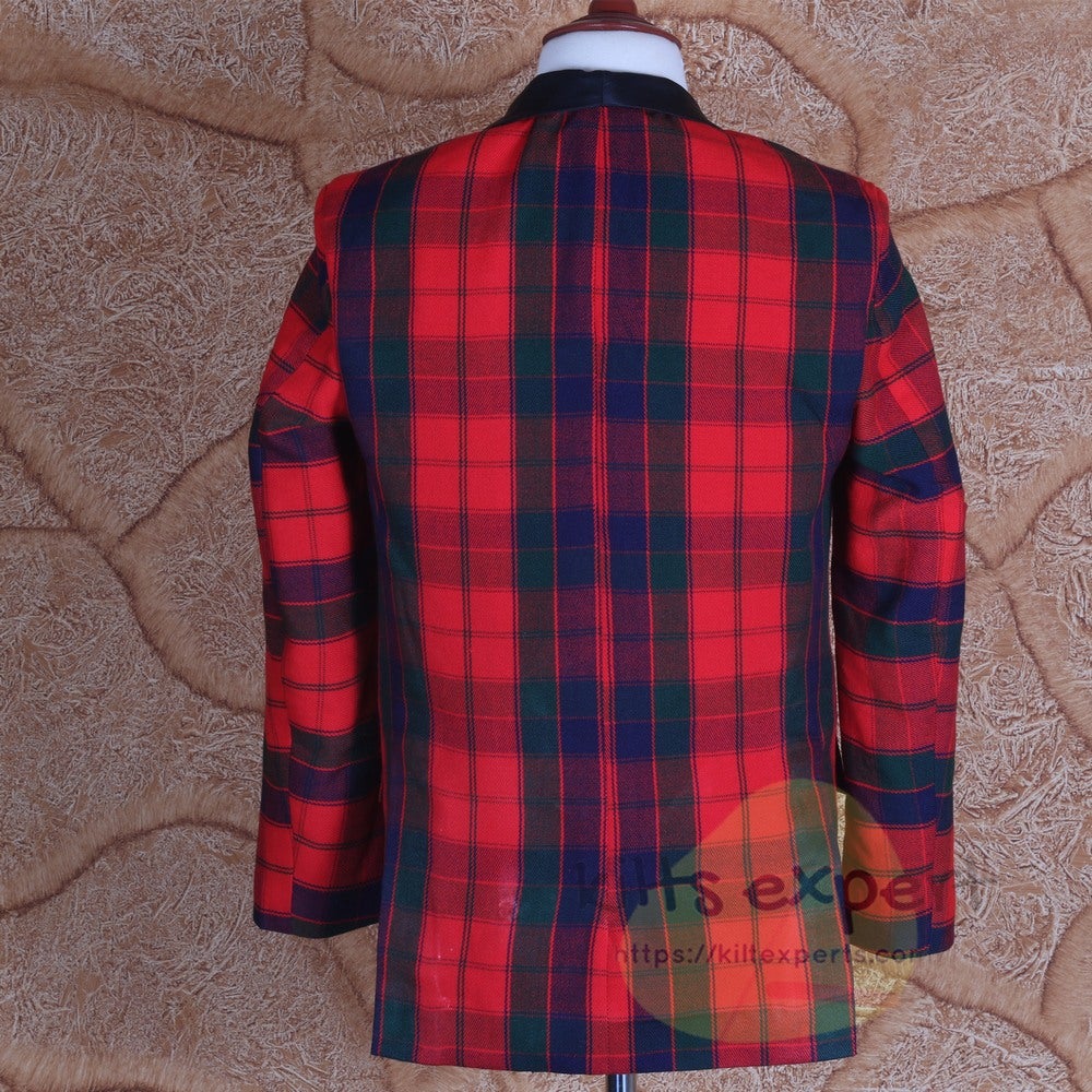 Men's Robertson Tartan Tuxedo Jacket (Comes In Many Tartans) - Kilt Experts