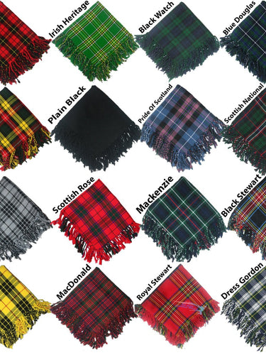 Scottish Traditional Acrylic Wool Flyplaid 48'' By 48'' Kilt Experts